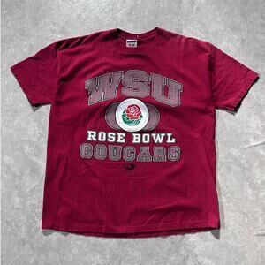90s Vintage Washington State Cougars Rose Bowl T Shirt Size XL